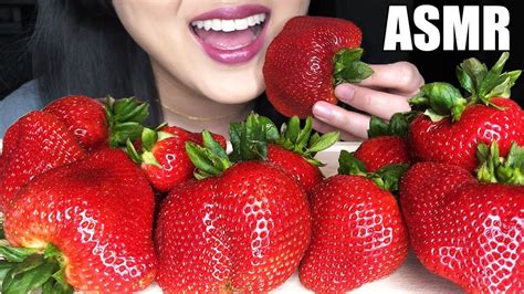 strawbie asmr|asmr phan strawberry giant juicy.